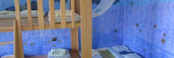 Das Blaue Zimmer mit Hochbett